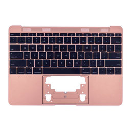 Apple MacBook 12" A1534 (Early 2015 - Mid 2017) - Oberer Rahmen Tastatur + Tastatur US (Rose Gold)