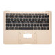 Apple MacBook Air 13" A1932 (2018 - 2019) - Oberer Rahmen Tastatur + Tastatur UK (Gold)
