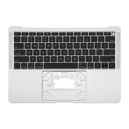 Apple MacBook Air 13" A1932 (2018 - 2019) - Oberer Rahmen Tastatur + Tastatur US (Silver)