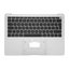 Apple MacBook Air 13" A1932 (2018 - 2019) - Oberer Rahmen Tastatur + Tastatur UK (Silver)
