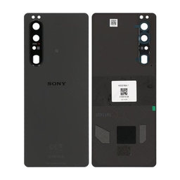 Sony Xperia 1 III - Akkudeckel (Black) - A5032185A Genuine Service Pack