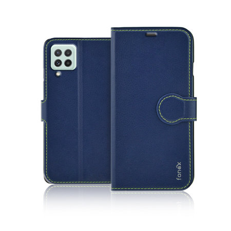 Fonex - Fall Book Identity für Samsung Galaxy A22 5G, blau