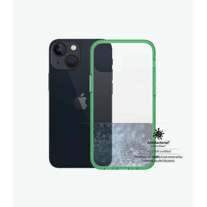 PanzerGlass - Fall ClearCaseColor AB für iPhone 13 mini, lime