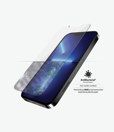 PanzerGlass - Gehärtetes Glas Standard Fit AB für iPhone 13 Pro Max und 14 Plus, transparent