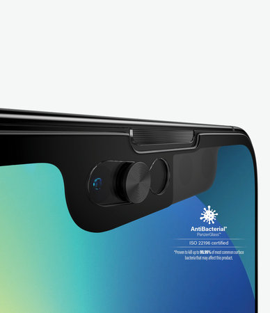 PanzerGlass - Gehärtetes Glas Case Friendly CamSlider AB für iPhone 13, 13 Pro und 14, schwarz