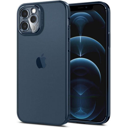 Spigen - Optik Crystal Case für iPhone 12 Pro, chromblau