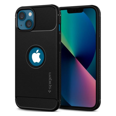 Spigen - Fall Rugged Armor für iPhone 13 mini, schwarz