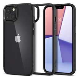 Spigen - Hülle Ultra Hybrid für iPhone 13, schwarz