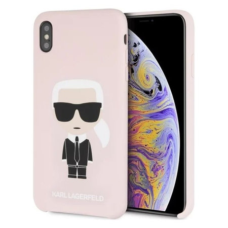 Karl Lagerfeld - Case Iconic Hard Case für iPhone X / Xs, pink