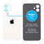 Apple iPhone 12 Mini - Backcover Glas Vergrössertes Ringloch für die Kamera (White)