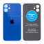 Apple iPhone 12 Mini - Backcover Glas Vergrössertes Ringloch für die Kamera (Blue)