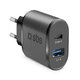 SBS - 10W Ladeadapter USB, USB-C, schwarz