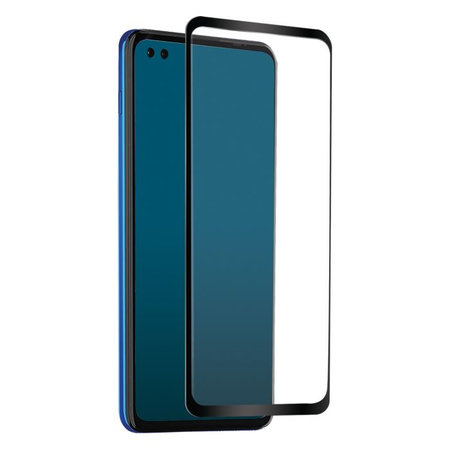 SBS - Gehärtetes Glas Full Cover für Motorola Moto G100, schwarz