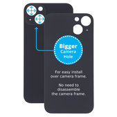 Apple iPhone 13 - Backcover Glas Vergrössertes Ringloch für die Kamera (Midnight)