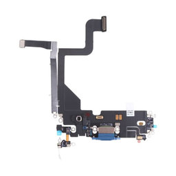 Apple iPhone 13 Pro - Ladestecker Ladebuchse + Flex Kabel (Blue)