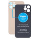 Apple iPhone 13 Pro Max - Backcover Glas Vergrössertes Ringloch für die Kamera (Gold)