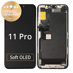 Apple iPhone 11 Pro - LCD Display + Touchscreen Front Glas + Rahmen - 661-15931 Genuine Service Pack