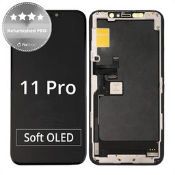 Apple iPhone 11 Pro - LCD Display + Touchscreen Front Glas + Rahmen Refurbished PRO