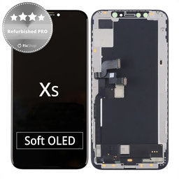 Apple iPhone XS - LCD Display + Touchscreen Front Glas + Rahmen Refurbished PRO