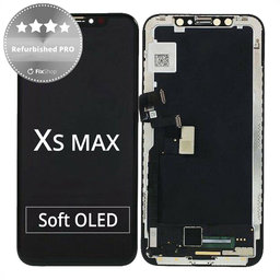Apple iPhone XS Max - LCD Display + Touchscreen Front Glas + Rahmen Refurbished PRO