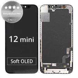 Apple iPhone 12 Mini - LCD Display + Touchscreen Front Glas + Rahmen Refurbished PRO