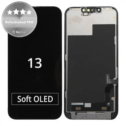 Apple iPhone 13 - LCD Display + Touchscreen Front Glas + Rahmen Refurbished PRO