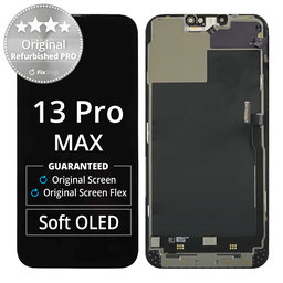 Apple iPhone 13 Pro Max - LCD Display + Touchscreen Front Glas + Rahmen Original Refurbished PRO