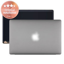 Apple MacBook Pro 15" A1990 (2018 - 2019) - LCD Display + Frontglas + Abdeckung (Space Gray) Original Refurbished