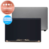 Apple MacBook Pro 15" A1990 (2018 - 2019) - LCD Display + Frontglas + Abdeckung (Space Gray) Refurbished