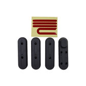 Xiaomi Mi Electric Scooter 2 M365, Pro - Radrahmen-Abdeckung Set (4 Stk.) + Reflektierender Aufkleber (Rot)