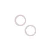 Apple iPhone 13, 13 Mini - Rückfahrkamera Schieberahmen (Pink) - 2Stk