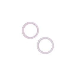 Apple iPhone 13, 13 Mini - Rückfahrkamera Schieberahmen (Pink) - 2Stk