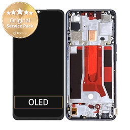 Oppo A91 - LCD Display + Touchscreen Front Glas + Rahmen - REF-OPPOA9101 Genuine Service Pack
