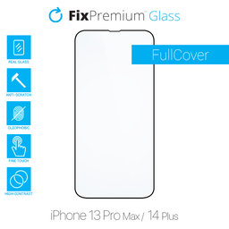 FixPremium FullCover Glass - Gehärtetes Glas für iPhone 13 Pro Max und 14 Plus