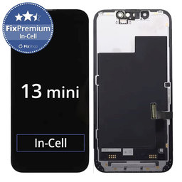 Apple iPhone 13 Mini - LCD Display + Touchscreen Front Glas + Rahmen In-Cell FixPremium