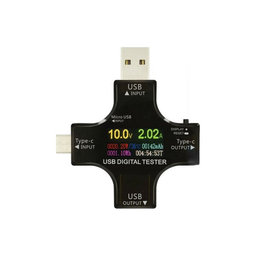 Eversame 2in1 - USB-Tester und Multimeter (USB-C und USB 3.0)