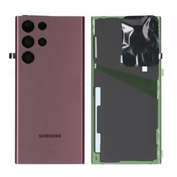 Samsung Galaxy S22 Ultra S908B - Akkudeckel (Burgundy) - GH82-27457B Genuine Service Pack