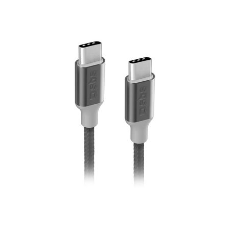 SBS - USB-C / USB-C Kabel mit PowerDelivery (1.5m), schwarz