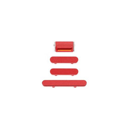 Apple iPhone 13, 13 Mini - Seitentasten (Red)