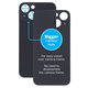 Apple iPhone 13 Mini - Backcover Glas Vergrössertes Ringloch für die Kamera (Midnight)