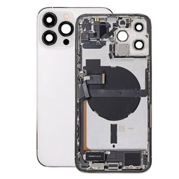 Apple iPhone 13 Pro Max - Backcover mit Kleinteilen (Silver)