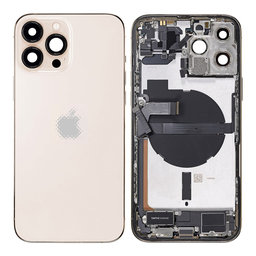 Apple iPhone 13 Pro Max - Backcover mit Kleinteilen (Gold)