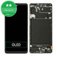 Samsung Galaxy A71 A715F - LCD Display + Touchscreen Front Glas + Rahmen (Small Size Panel) OLED