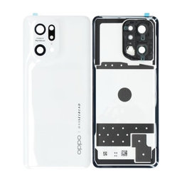 Oppo Find X5 Pro - Battery Cover (Ceramic White) - 4150008 Genuine Service Pack