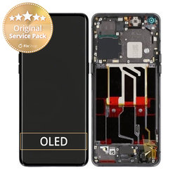 Oppo Find X5 Pro - LCD Display + Touch Screen + Frame (Glaze Black) - 4130012 Genuine Service Pack