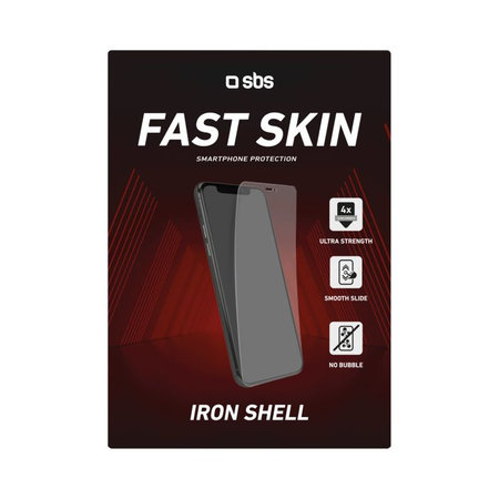 SBS - FastSkin Schutzfilm Iron Shell - Apple iPhone XR und 11 (Edge to Edge)