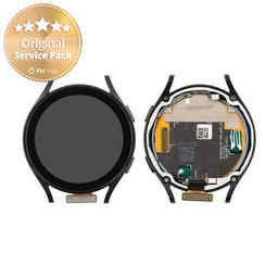 Samsung Galaxy Watch 4 44mm R870 R875 - LCD Display + Touchscreen Front Glas + Rahmen (Black) - GH97-26410A Genuine Service Pack