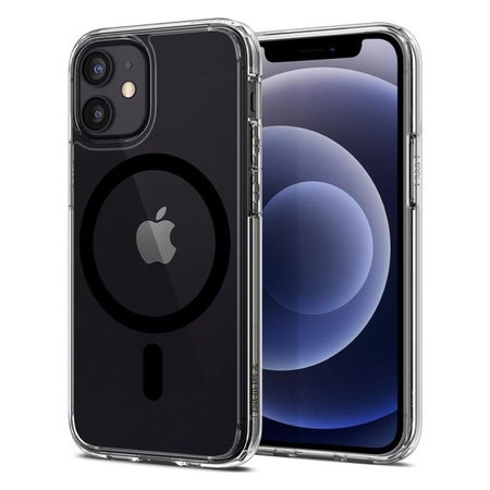 Spigen - Fall Ultra Hybrid mit MagSafe für iPhone 12 und 12 Pro, schwarz