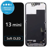 Display Soft OLED für iPhone 13 Mini, Touchscreen-Glas mit Rahmen, FixPremium