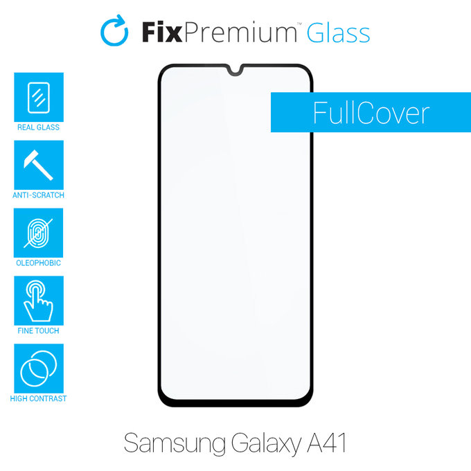 FixPremium FullCover Glass - Gehärtetes Glas für Samsung Galaxy A41